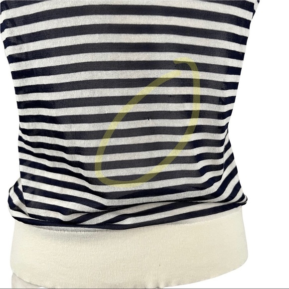 WHITE + WARREN Light-knit Nautical stripe Long Sleeve - Picture 10 of 13